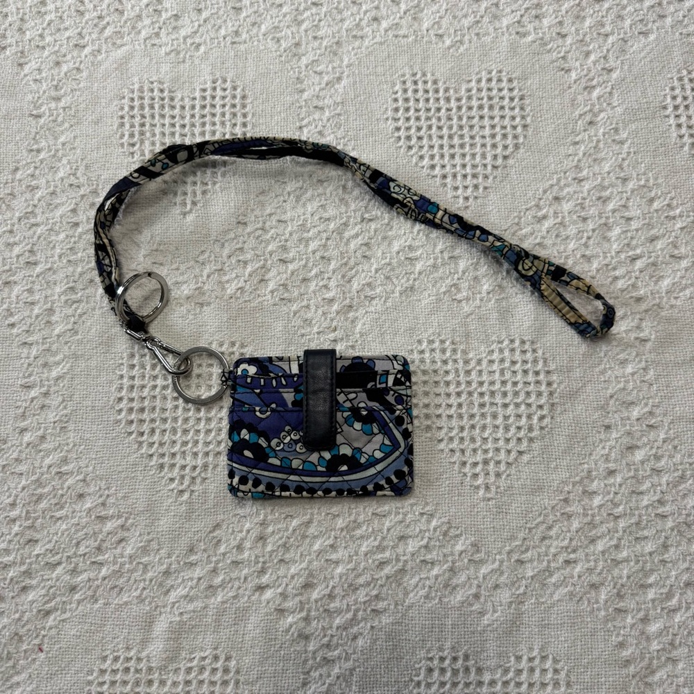 Vera Bradley Mini Wallet / Wristlet with Long Strap